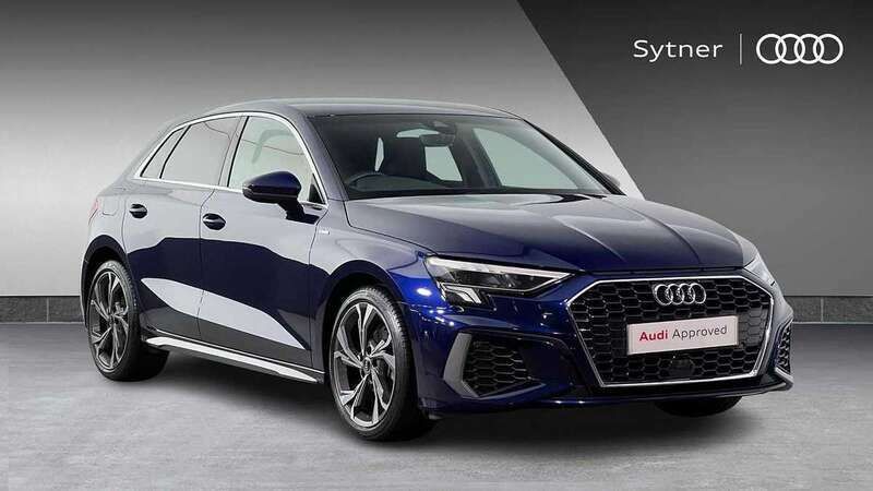Blue Used 2022 Audi A3 S-Line Hatchback | £21,000 (Fair price) - Image 1/4