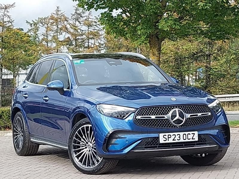 Blue Used 2023 Mercedes GLC300 AMG Line Premium Plus SUV | £47,998 - Image 1/4