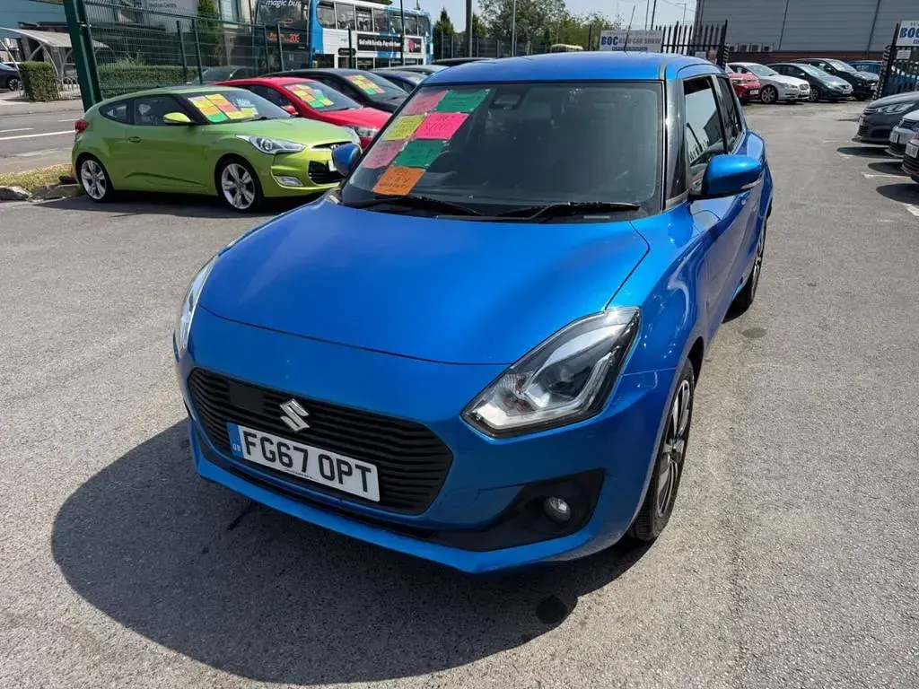 Used Suzuki Swift SZ5 2017 Blue Hatchback