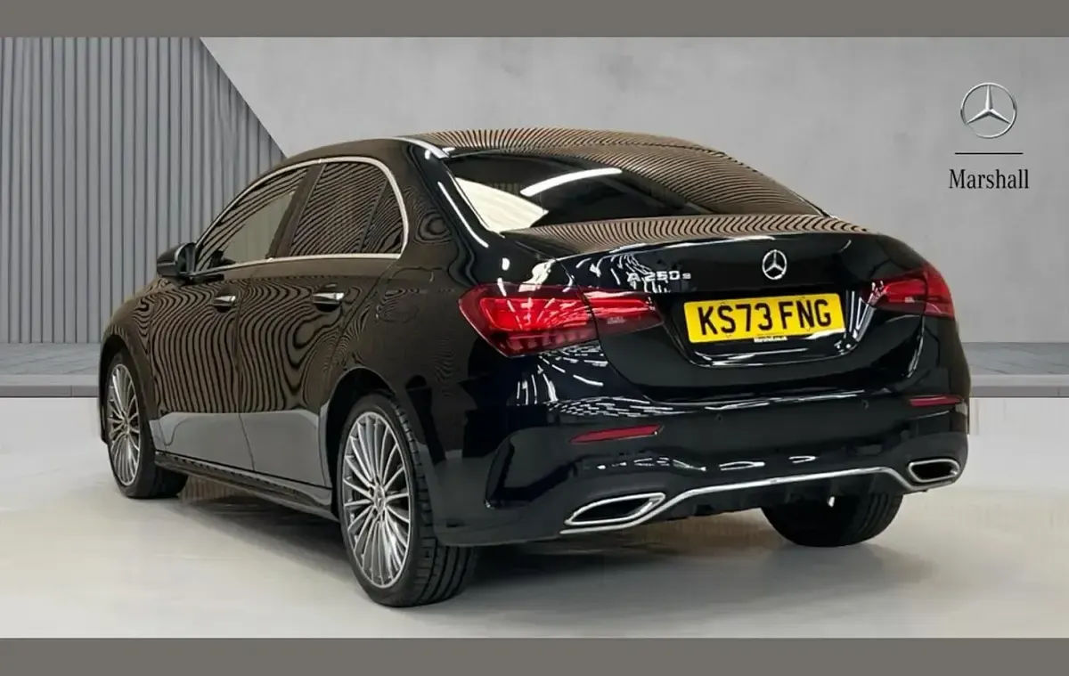Used Mercedes A250 AMG Line Premium Plus 214 HP (157 kW) 2023 Black Sedan