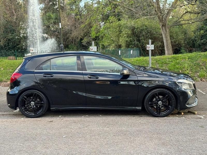 Used Mercedes A180 AMG line 2017 Black Hatchback