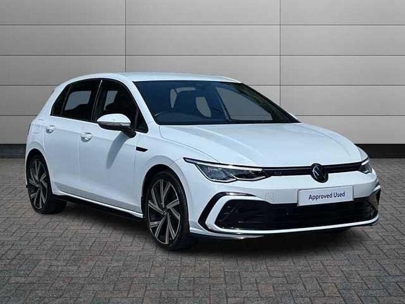 White Used 2023 VW Golf VIII R-line Hatchback | £21,399 (A bit pricey) - Image 1/4