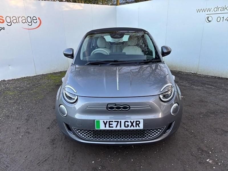 Used Fiat 500e La Prima 86 kW (118 HP) 2021 Grey Cabriolet