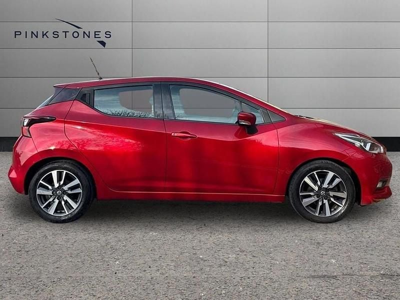 Used Nissan Micra Acenta 90 HP (66 kW) 2019 Red Hatchback