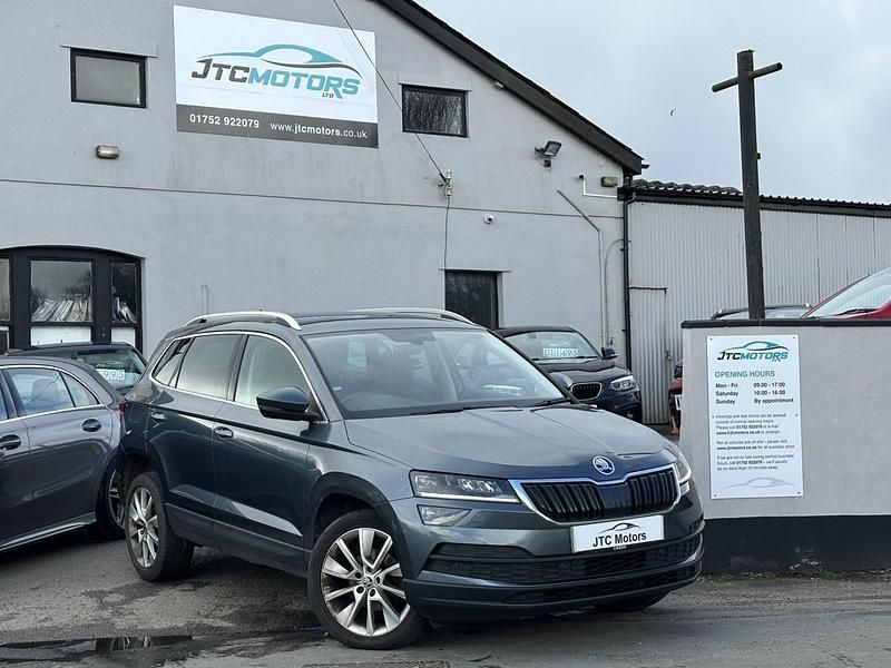 Used Skoda Karoq SE L 115 HP (84 kW) 2018 Grey SUV