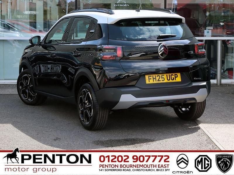 New Citroën C3 PureTech 100 HP (73 kW) 2025 Black Hatchback