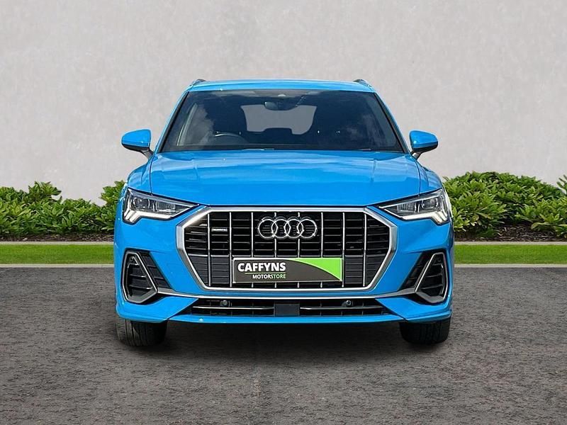 Begagnad Audi Q3 S-Line 187 HK (137 kW) 2019 Blå SUV