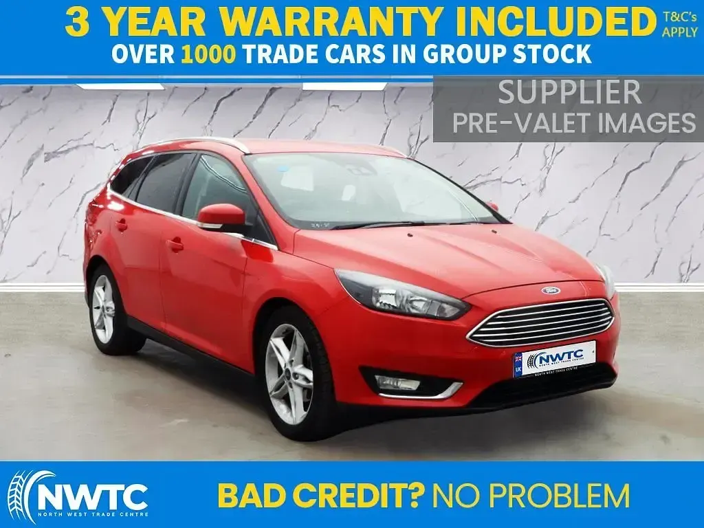 Used Ford Focus 125 HP (91 kW) 2017 Red Estate