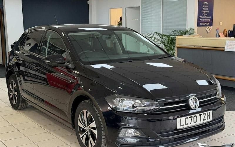Used VW Polo Match 80 HP (58 kW) 2020 Black Hatchback