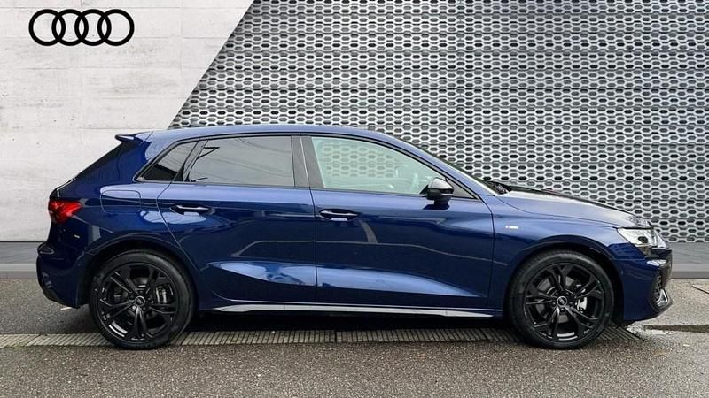 Used Audi A3 e-tron Black Edition 204 HP (150 kW) 2025 Blue Hatchback