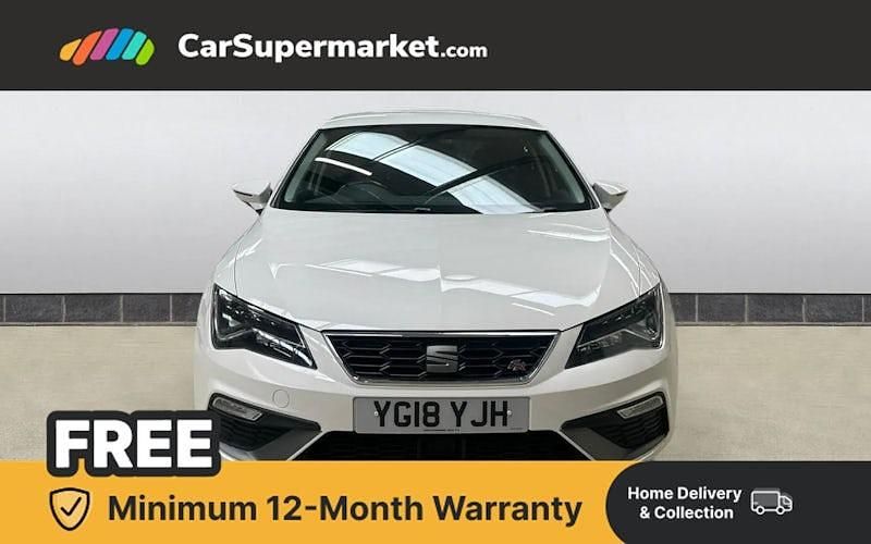 Used Seat Leon FR 150 HP (110 kW) 2018 White Hatchback