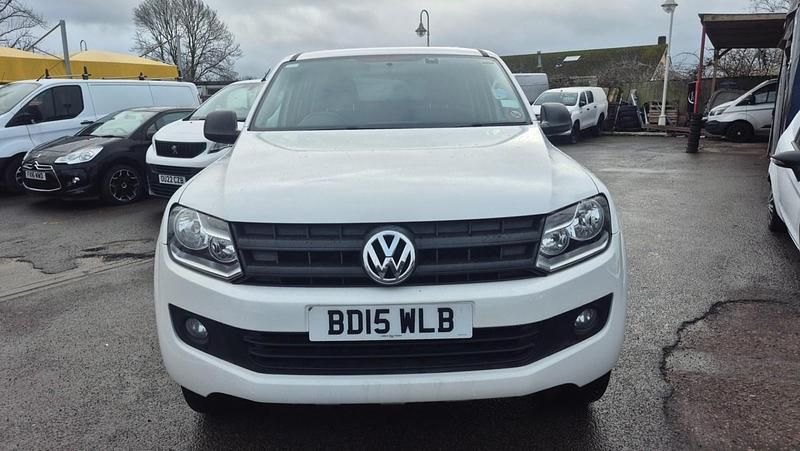 Begagnad VW Amarok Startline 2015 Vit Pickup