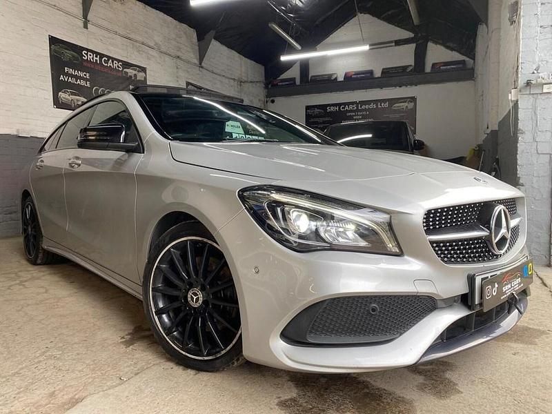 Used Mercedes CLA220 Shooting Brake AMG line 2018 Silver Estate
