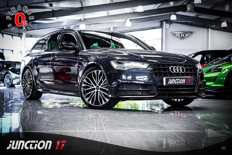 Used Audi A6 Black Edition 190 HP (139 kW) 2018 Blue Estate
