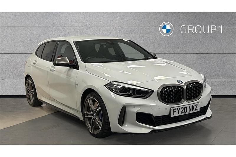 Alpine white Used 2020 BMW M135 Comfort Edition Hatchback | £21,950 (Fair price) - Image 1/4