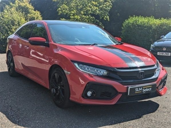 Red Used 2017 Honda Civic EX Hatchback | £11,998 (Fair price) - Image 1/1
