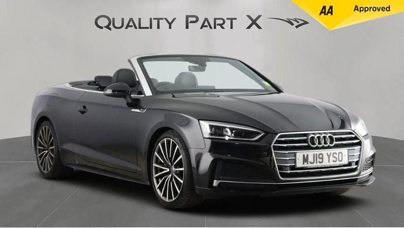 Used Audi A5 Cabriolet S-Line 190 HP (139 kW) 2019 Black Cabriolet