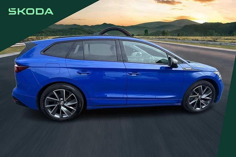 Used Skoda Enyaq iV SportlinePlus 210 kW (286 HP) 2024 Blue SUV