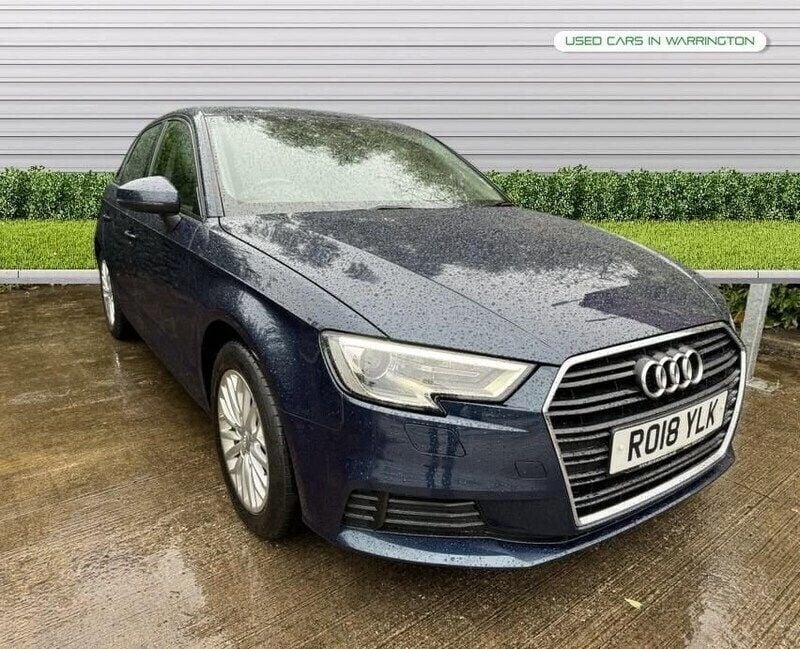 Blue Used 2018 Audi A3 Sportback Design Hatchback | £9,000 (Super price) - Image 1/4