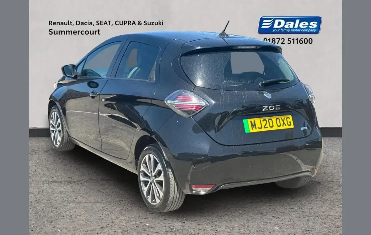 Used Renault Zoe GT-Line 100 kW (136 HP) 2020 Black Hatchback