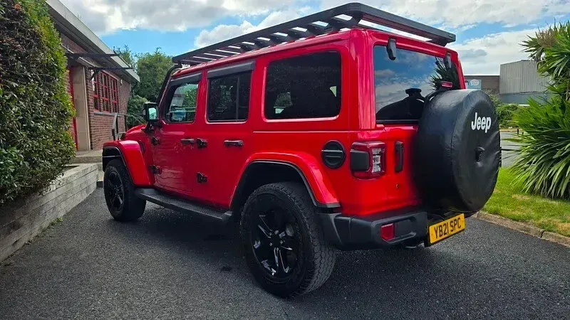 Used Jeep Wrangler Night Eagle 272 HP (200 kW) 2021 Red SUV