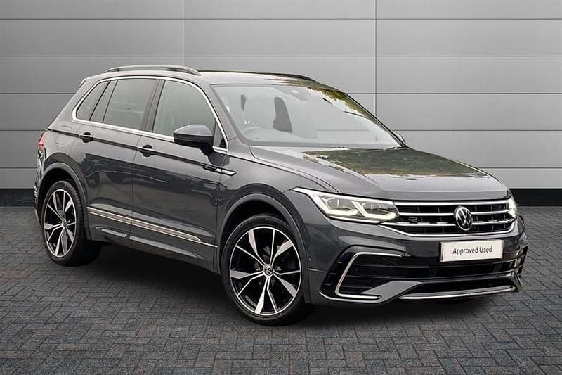 Grey Used 2022 VW Tiguan R-line SUV | £27,550 (Fair price) - Image 1/3