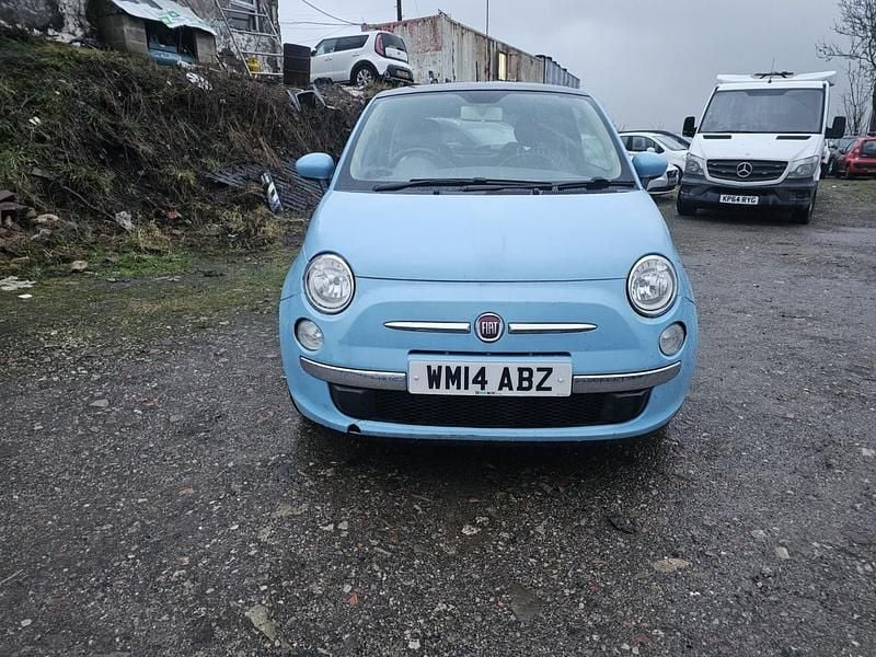 Used Fiat 500 Lounge 2014 Blue Hatchback