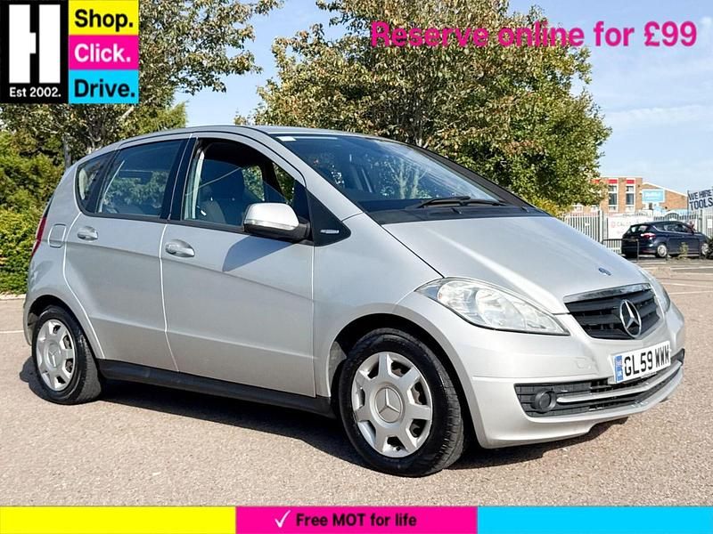 Silver Used 2010 Mercedes A160 Classic Hatchback | £1,999 (Fair price) - Image 1/3