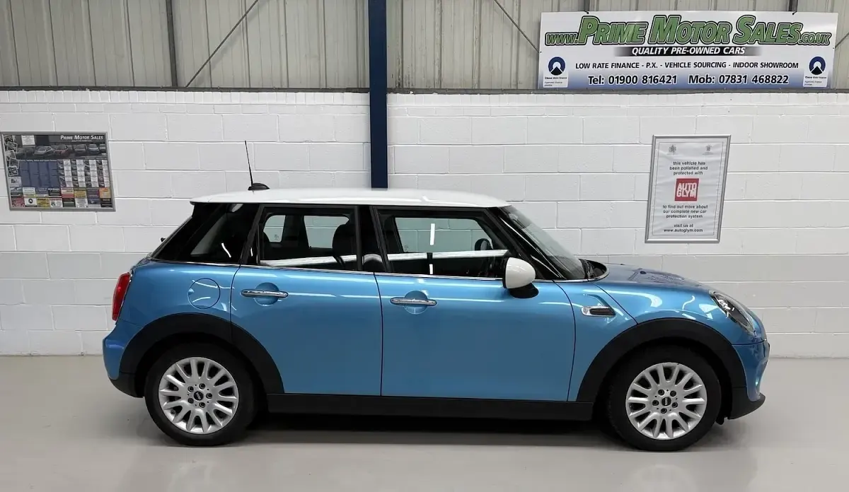 Used Mini Cooper D Chili 116 HP (85 kW) 2015 Blue Hatchback