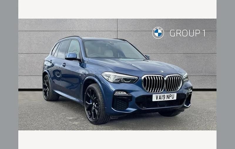 Used BMW X5 M Sport 265 HP (194 kW) 2019 Blue SUV