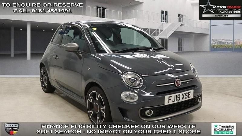 Grey Used 2019 Fiat 500 S Hatchback | £8,440 (Fair price) - Image 1/4