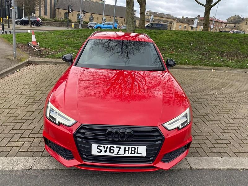 Used Audi A4 Black Edition 2017 Red Estate