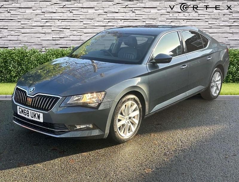 Used Skoda Superb SE Technology 150 HP (110 kW) 2019 Grey Hatchback
