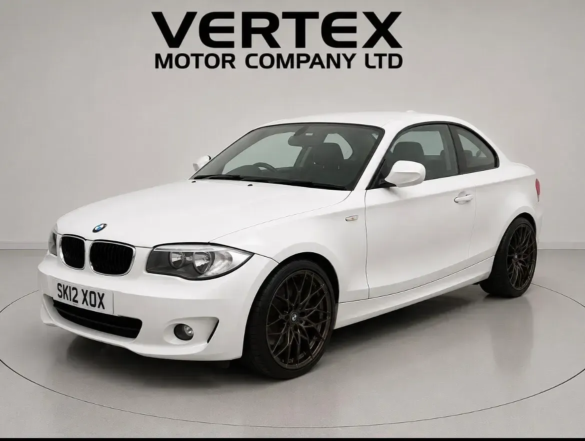 Used BMW 118 Coupé Sport Line 143 HP (105 kW) 2012 White Coupe