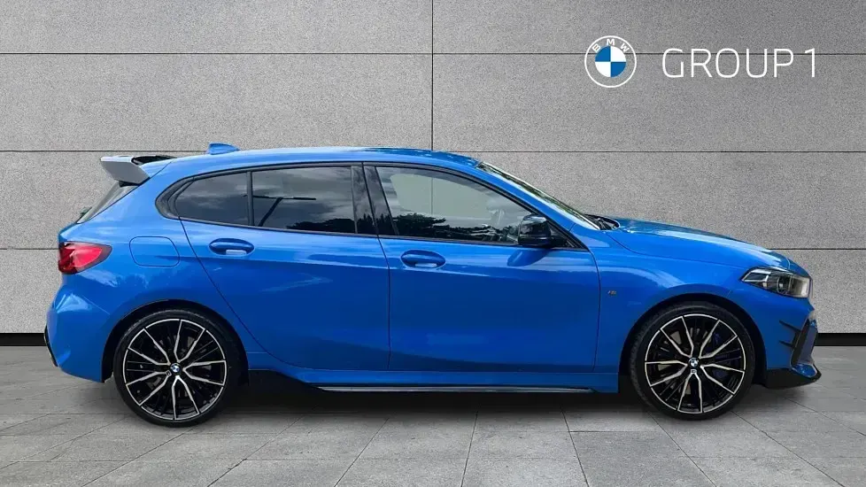 Used BMW M135 Shadowline 306 HP (225 kW) 2023 Blue Hatchback