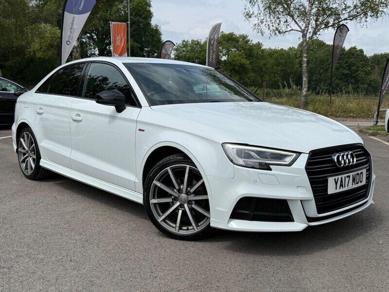 White Used 2017 Audi A3 Black Edition Sedan | £13,795 (Fair price) - Image 1/4