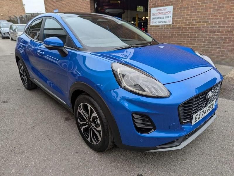Blue Used 2024 Ford Puma Titanium Hatchback | £22,500 (A bit pricey) - Image 1/4