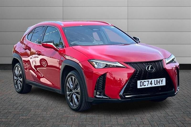 Fuji red Used 2024 Lexus UX 300h Sport Design Packet SUV | £31,279 (Fair price) - Image 1/4