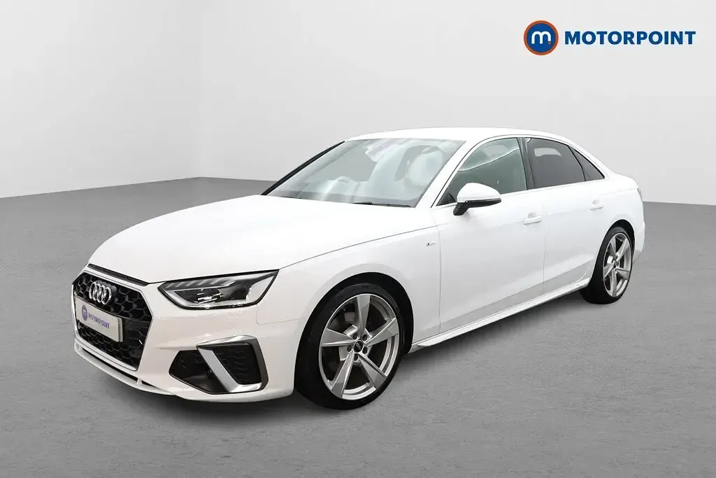 Used Audi A4 S-Line 150 HP (110 kW) 2021 White Sedan