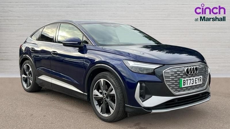 Used Audi Q4 e-tron S-Line 150 kW (204 HP) 2023 Blue SUV