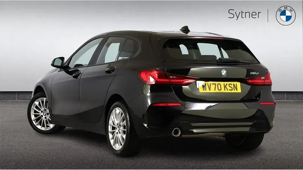 Used BMW 116 Comfort Edition 114 HP (83 kW) 2020 Black Hatchback
