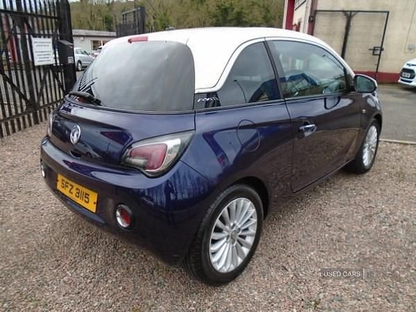 Used Vauxhall Adam Glam 100 HP (73 kW) 2014 Blue Hatchback