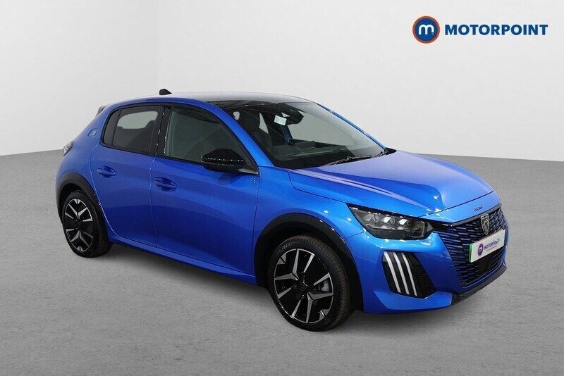 Blue Used 2025 Peugeot e-208 GTi Hatchback | £19,999 (Super price) - Image 1/4