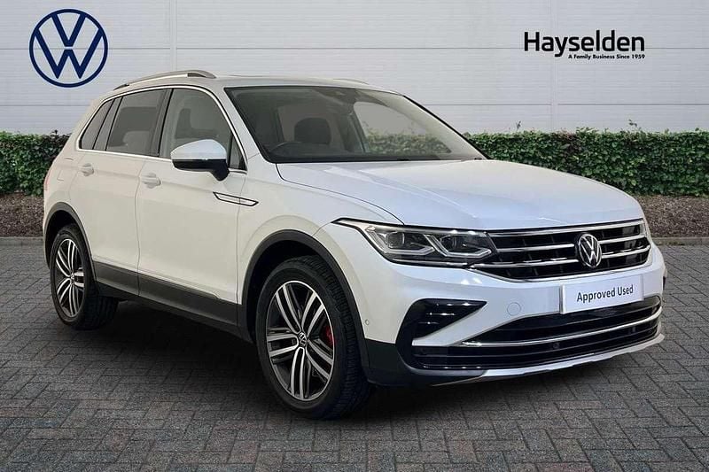 White Used 2022 VW Tiguan Elegance SUV | £24,685 (Fair price) - Image 1/4