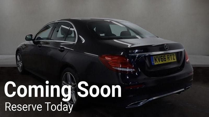 Used Mercedes E220 AMG line 2016 Black Sedan