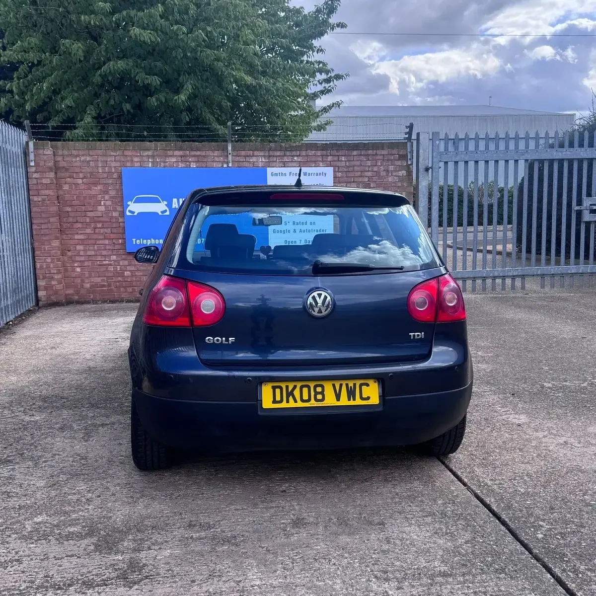 Used VW Golf VI Match 2008 Blue Hatchback