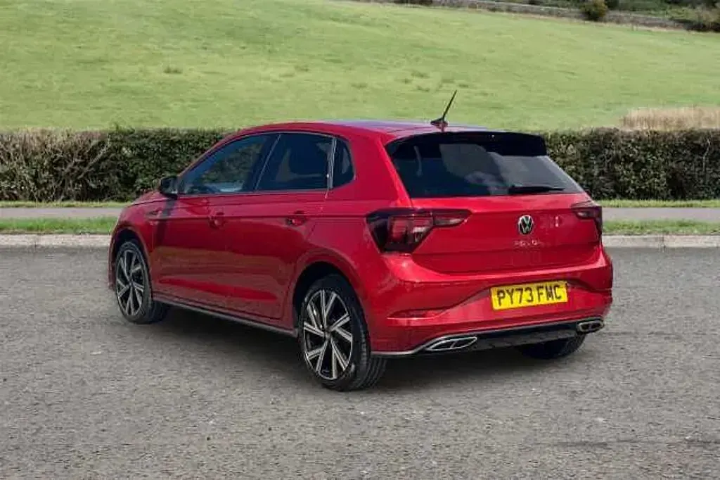 Used VW Polo R-line 95 HP (69 kW) 2023 Red Hatchback