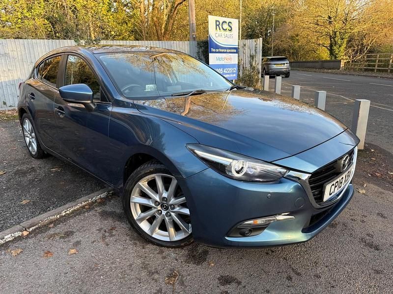 Blue Used 2018 Mazda 3 Inclusive Hatchback | £12,299 (Fair price) - Image 1/3