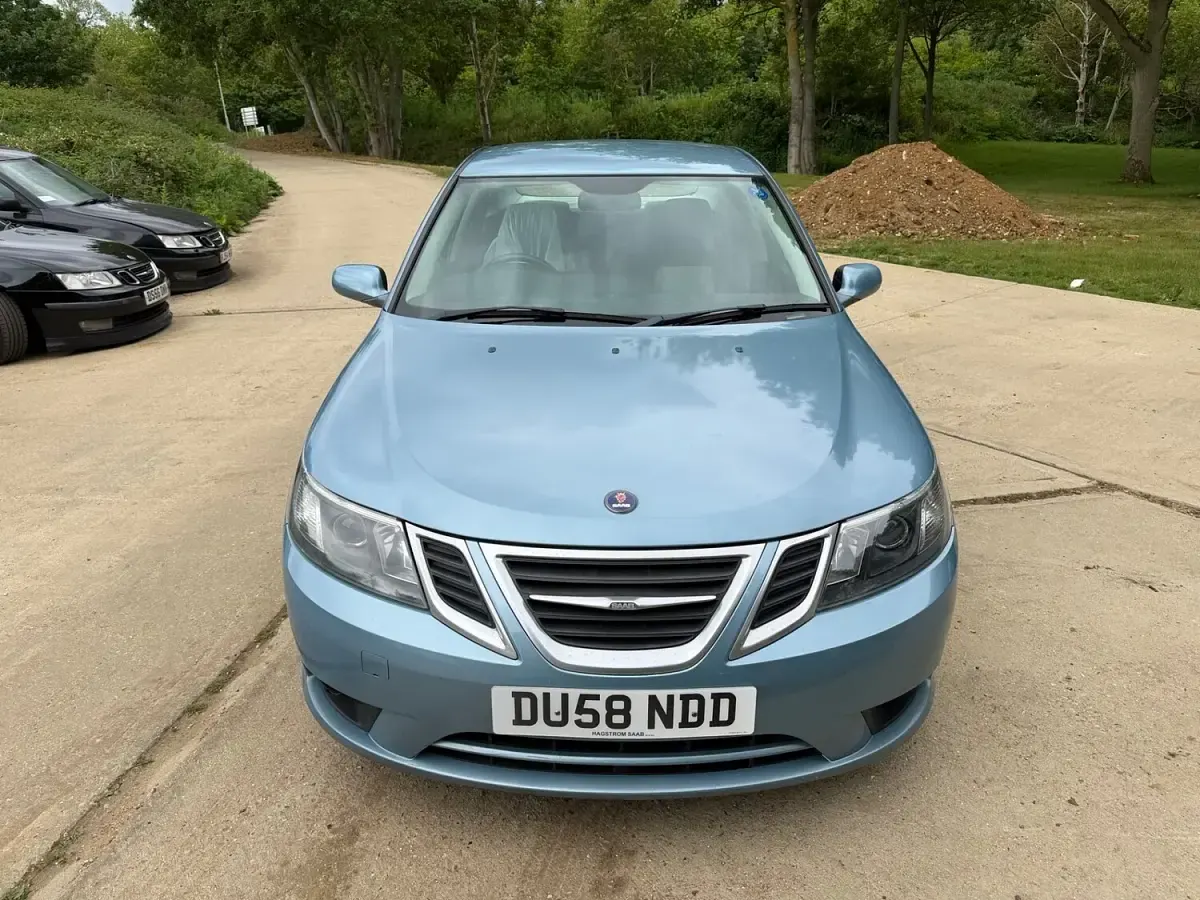 Used Saab 9-3 Anniversary 150 HP (110 kW) 2008 Blue Sedan
