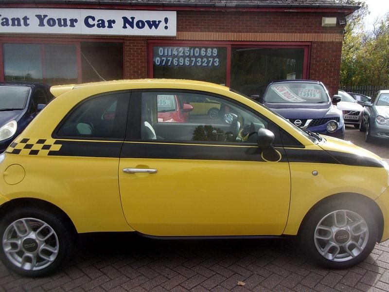 Yellow Used 2008 Fiat 500 Sport Hatchback | £1,000 (Expensive) - Image 1/4